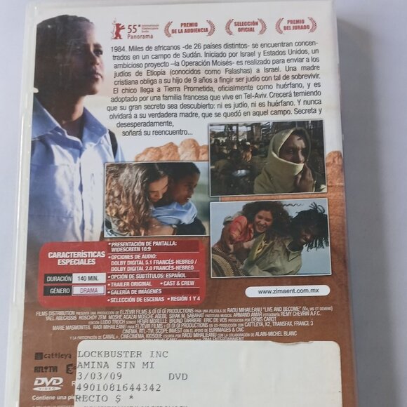 1/$7… 2/$12… 3/$15… 5/$20 🎥 DVD Movies, films, películas ✨Live and Become - Picture 2 of 2